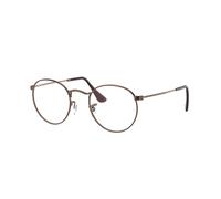Ray - Ban Unisex Ray - Ban RX3447V ROUND METAL 3120 Optical frames Metal Brown Round Normal