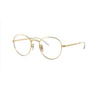 Ray - Ban Unisex Ray - Ban RX3582V DAVID 2500 Optical frames Metal Gold Transparent Pantos Normal