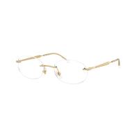 Ray - Ban Unisex Ray - Ban RX3767V 2500 Optical frames Metal Gold Transparent Round Normal