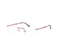 Ray - Ban Unisex Ray - Ban RX3767V 3206 Optical frames Metal Pink Transparent Round Normal