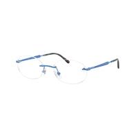 Ray - Ban Unisex Ray - Ban RX3767V 3208 Optical frames Metal Blue Transparent Round Normal