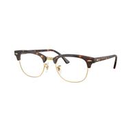 Ray - Ban Unisex Ray - Ban RX5154 CLUBMASTER 8287 Optical frames Acetate Brown Transparent Squared Normal