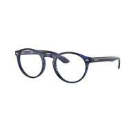 Ray - Ban Unisex Ray - Ban RX5283 8053 Optical frames Acetate Blue Transparent Pantos Normal