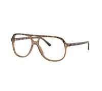 Ray - Ban Unisex Ray - Ban RX5698 8109 Optical frames Acetate Brown Transparent Squared Normal