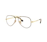 Ray - Ban Unisex Ray - Ban RX6489 AVIATOR 2945 Optical frames Metal Havana Pilot