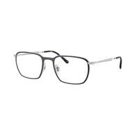 Ray - Ban Unisex Ray - Ban RX6549 3016 Optical frames Metal Blue Transparent Squared Normal