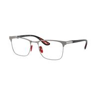 Ray - Ban Unisex Ray - Ban RX6621M F129 Optical frames Metal Grey Transparent Squared Normal