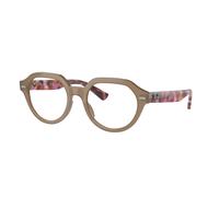Ray - Ban Unisex Ray - Ban RX7214 GINA 8258 Optical frames Acetate Beige Transparent Squared Normal