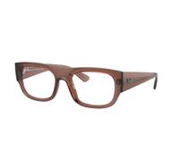Ray - Ban Unisex Ray - Ban RX7218 KRISTIN 8261 Optical frames Acetate Brown Transparent Squared Normal