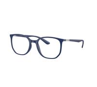 Ray-Ban Eyeglasses Unisex Elliot Optics Liteforce - Sand Blue Frame Clear Lenses Polarized 50-19