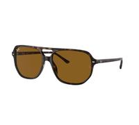 Ray - Ban Unisex RB2205 BILL ONE 902/33 Sunglasses Acetate Turtle Brown Geometric Normal