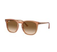 Ray - Ban Unisex RB2210 676451 Sunglasses Acetate Brown Brown Squared Normal Shaded