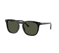 Ray - Ban Unisex RB2210 901/31 Sunglasses Acetate Black Green Squared Normal