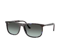 Ray - Ban Unisex RB2216 1430GK Sunglasses Acetate Blue Squared Normal Shaded