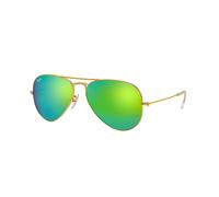Ray - Ban Unisex RB3025 AVIATOR 112/19 Sunglasses Metal Gold Green Pilot Normal