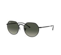 Ray - Ban Unisex RB3565 JACK 002/71 Sunglasses Metal Black Grey Geometric Normal Shaded