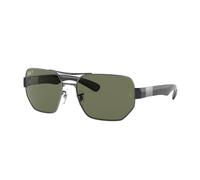 Ray - Ban Unisex RB3672 004/9A Sunglasses Steel Grey G15 Geometric Polarized