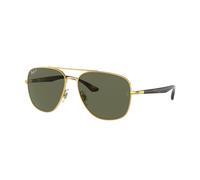 Ray - Ban Unisex RB3683 001/58 Sunglasses Metal Gold G15 Squared Polarized