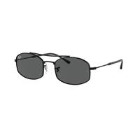 Ray - Ban Unisex RB3719 002/B1 Sunglasses Metal Black Grey Round Normal