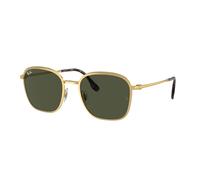 Ray - Ban Unisex RB3720 001/31 Sunglasses Metal Gold Green Squared Normal