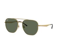 Ray - Ban Unisex RB3724D 001/71 Sunglasses Metal Gold Green Geometric Normal