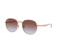 Ray - Ban Unisex RB3727D 9202I8 Sunglasses Metal Gold Blue Pantos Normal Shaded