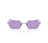 Ray-Ban Unisex Rb3728 Yevi Sunglasses, Gunmetal/Purple, 58 mm