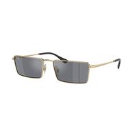 Ray - Ban Unisex RB3741 EMY 92136V Sunglasses Metal Gold Grey Squared Normal Flash