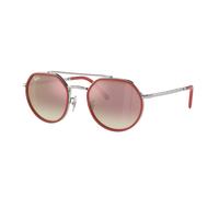 Ray - Ban Unisex RB3765 003/7O Sunglasses Metal Silver Brown Geometric Normal Shaded