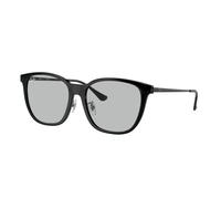Ray - Ban Unisex RB4333D 601/87 Sunglasses Injected Black Grey Squared Normal