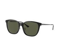Ray - Ban Unisex RB4333D 601/9A Sunglasses Injected Black G15 Squared Polarized Anti -reflex