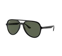 Ray - Ban Unisex RB4376 601/71 Sunglasses Injected Black Green Pilot Normal