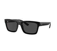 Ray - Ban Unisex RB4396 WARREN 667787 Sunglasses Acetate Black Grey Squared Normal