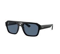 Ray - Ban Unisex RB4397 CORRIGAN 667780 Sunglasses Acetate Black Blue Geometric Normal