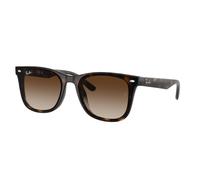 Ray - Ban Unisex RB4420 710/13 Sunglasses Injected Turtle Brown Squared Normal Shaded