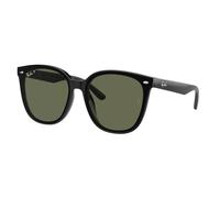 Ray - Ban Unisex RB4423D 601/9A Sunglasses Injected Black Green Squared Polarized Anti -reflex