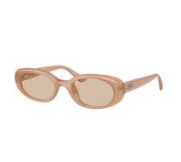 Ray-Ban Sunglasses RB4441D 678793 Opal Beige Oval Frames with Light Brown Lenses