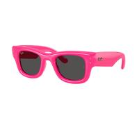 Ray - Ban Unisex RB4940 WAYFARER PUFFER 683287 Sunglasses Nylon Pink Squared Normal