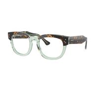 Ray - Ban Unisex RX0298V MEGA HAWKEYE 8249 Optical frames Acetate Brown Transparent Squared Normal