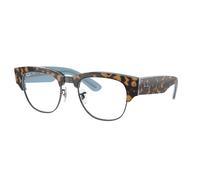 Ray - Ban Unisex RX0316V MEGA CLUBMASTER 5883 Optical frames Acetate Turtle Transparent Squared Normal