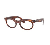 Ray - Ban Unisex RX2242V WAYFARER OVAL 2144 Optical frames Acetate Brown Transparent Round Normal