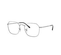 Ray - Ban Unisex RX3694V JIM 2501 Optical frames Metal Silver Transparent Geometric Normal