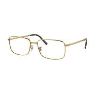 Ray - Ban Unisex RX3717V 3086 Optical frames Metal Gold Transparent Squared Normal