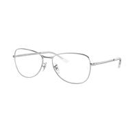 Ray - Ban Unisex RX3733V 2501 Optical frames Metal Silver Transparent Pilot Normal