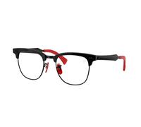 Ray - Ban Unisex RX3807VM F107 Optical frames Metal Black Transparent Squared Normal