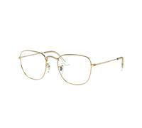 Ray-Ban Eyeglasses Unisex Frank Optics - Gold Frame Clear Lenses Polarized 54-20
