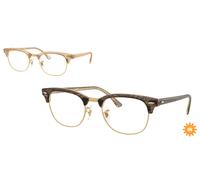 Ray-Ban RX5154 Clubmaster 8294 Men's Eyeglasses Brown Size 51 (Frame Only) - Blue Light Block Available