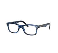 Ray - Ban Unisex RX5228 8053 Optical frames Acetate Blue Transparent Squared Normal