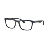 Ray - Ban Unisex RX5279 8283 Optical frames Acetate Blue Transparent Squared Normal