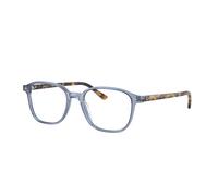 Ray - Ban Unisex RX5393 LEONARD 8228 Optical frames Acetate Blue Transparent Squared Normal